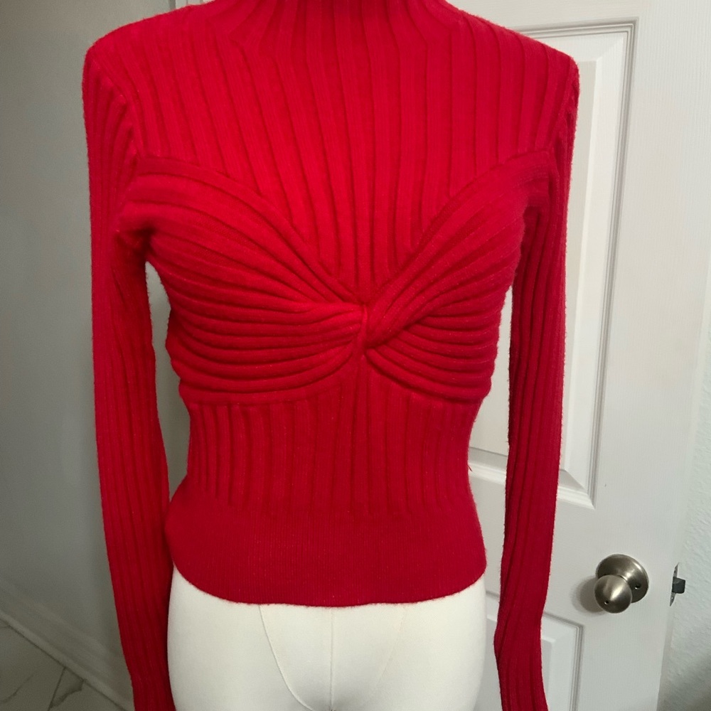GB Junior Red Turtleneck Sweater